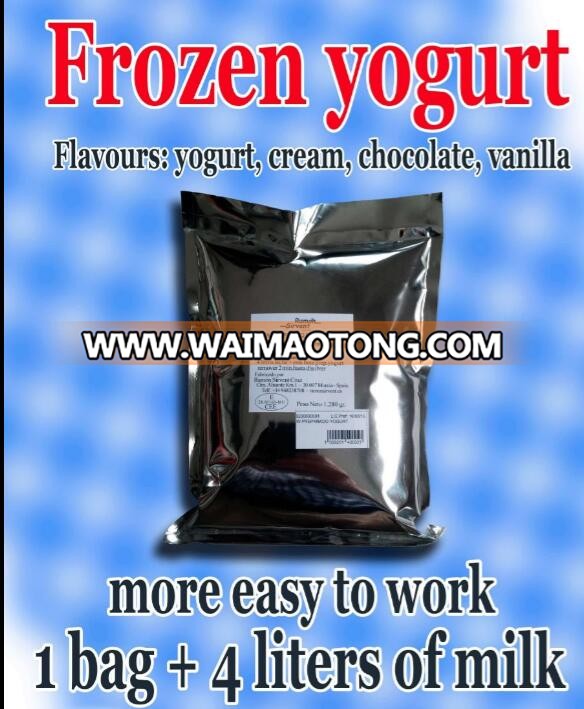 Frozen yogurt powder mix